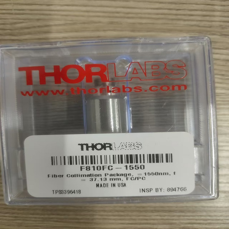 美國索雷博Thorlabs光學(xué)元件-光纖準(zhǔn)直器組件F810FC-1550