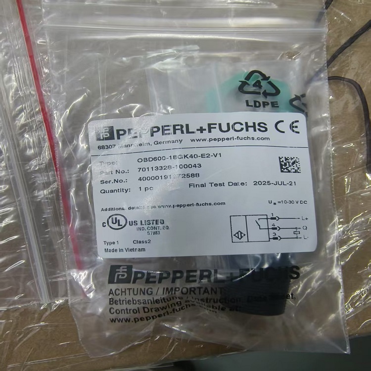 供應(yīng)德國Pepperl+Fuchs倍加福感應(yīng)開關(guān)OBD600-18GK40-E2-V1